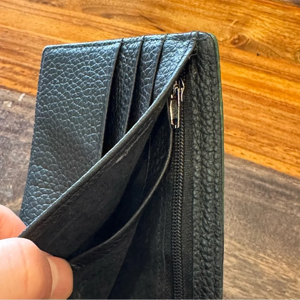 Genuine Croc Leather Wallet Dark Olive Color